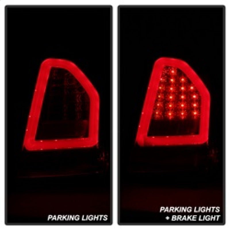 SPYDER 5083395 FITS: Chrysler 300C 08-10 V2 Light Bar LED Tail Lights Red Clear ALT-YD-C308V2-LED-RC Tail Lights