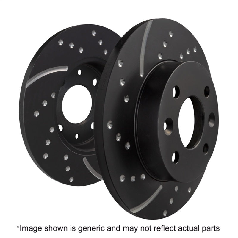 EBC GD167 FITS: 86-93 Volkswagen Cabriolet 1.8 GD Sport Rear Rotors Brake Rotors Slot & Drilled