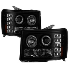 Load image into Gallery viewer, SPYDER 5078506 FITS: GMC Sierra 1500/2500 07-13 Projector Headlights LED Halo- LED Blk Smke PRO-YD-GS07-HL-BSM Headlights