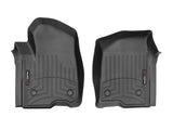 WeatherTech 2019+ 1500 Crew Cab Front FloorLiner - Black FITS: Chevrolet Silverado - WET4414361