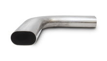 Load image into Gallery viewer, Vibrant 13191 FITS: 3in Oval (Nominal Size) T304 SS 90 deg Mandrel Bend 6in x 6in leg lengths Steel Tubing