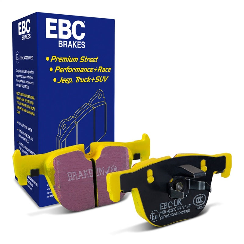 EBC DP42131R FITS: 12+ BMW 335 3.0 Turbo (F30) Yellowstuff Rear Brake Pads Brake Pads Performance