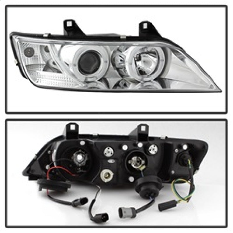 SPYDER 5009098 FITS: BMW Z3 96-02 Projector Headlights LED Halo Chrome High H1 Low H1 PRO-YD-BMWZ396-HL-C Headlights