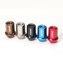 Load image into Gallery viewer, Rays W171215B FITS: M12x1.50 5 Hole 16pcs Nut 4pcs Lock Nut w/Adapter &amp; Lock Nut Key Black Lug Nuts