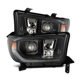 AlphaRex 880828 FITS: 07-13 Toyota Tundra/08-17 Toyota Sequoia G2 PRO-Series Projector Headlights Alpha-Black Headlights