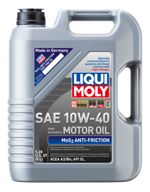LIQUI MOLY 2043 FITS: 5L MoS2 Anti-Friction Motor Oil 10W40 Motor Oils