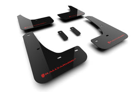 Rally Armor MF122-UR-BLK-RD FITS: 24-25 Tesla Model 3 Highland Black UR Mud Flap Red Logo Mud Flaps