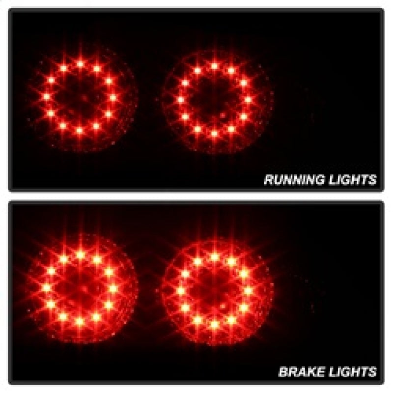 SPYDER 5000385 FITS: Acura RSX 02-04 LED Tail Lights Red Clear ALT-YD-ARSX02-LED-RC Tail Lights