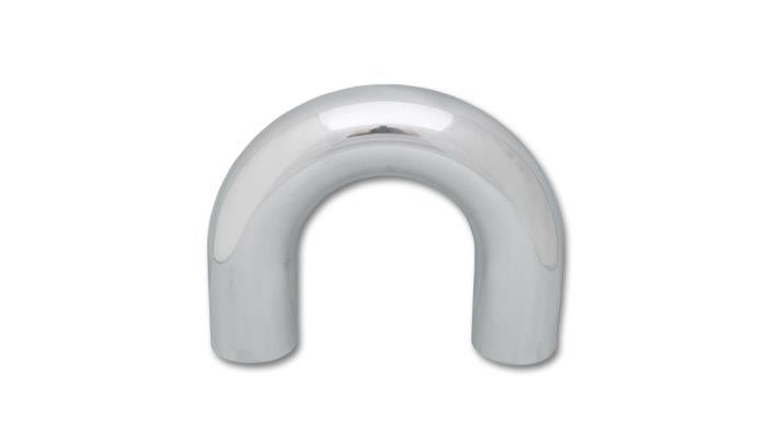 Vibrant 2869 FITS: 3in O.D. Universal Aluminum Tubing (180 degree Bend) Polished Aluminum Tubing