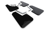 Rally Armor MF107-UR-BLK-GRY FITS: 23-25 Mazda CX-50 (Will Not Fit CX-5) Black UR Mud Flap W/Grey Logo Mud Flaps