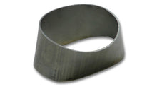 Load image into Gallery viewer, Vibrant 1448A FITS: 90mmx55mm Oval to 76mm Round Transition Adapter T304 SS for use with Part #1448 and #14480 Flanges
