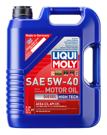 LIQUI MOLY 2022 FITS: 5L Diesel High Tech Motor Oil 5W40 Motor Oils