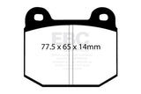 EBC DP3197/2C FITS: 08+ Lotus 2-Eleven 1.8 Supercharged Redstuff Front Brake Pads Brake Pads Performance