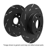 EBC USR1977 FITS: 2017+ Volkswagen Golf Mk7 1.8L Turbo USR Slotted Rear Rotors Brake Rotors Slotted