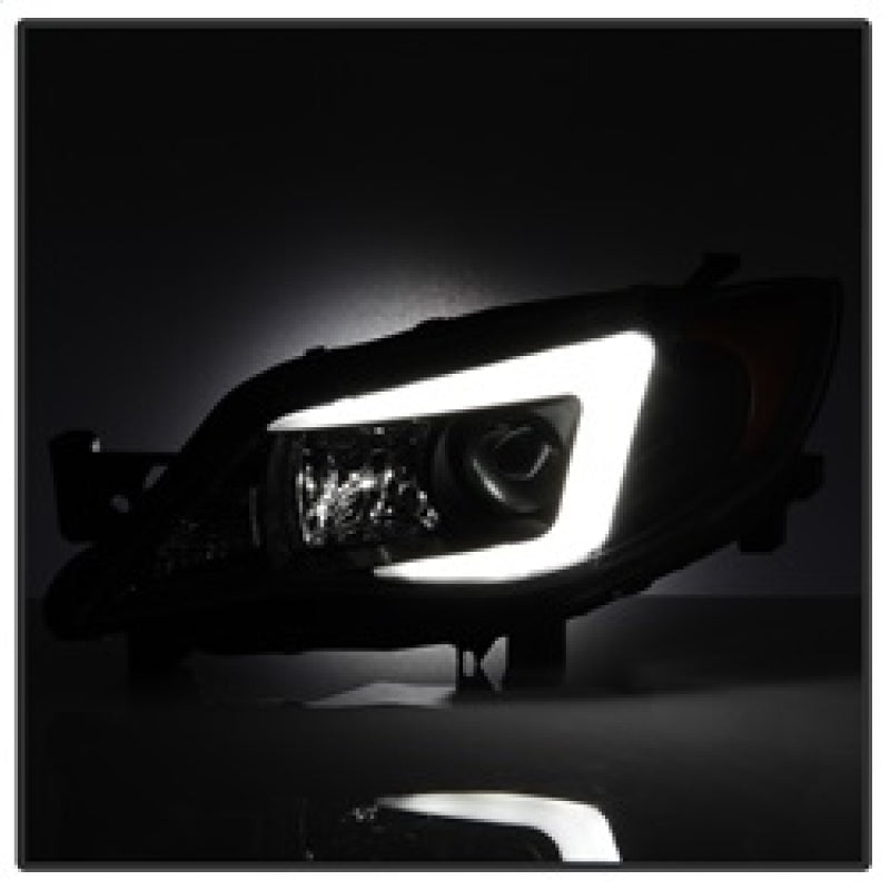 SPYDER 5083937 FITS: Subaru WRX 08-09 Projector Headlights HID Model Only Black PRO-YD-SWRX08-HID-LBDRL-BK Headlights