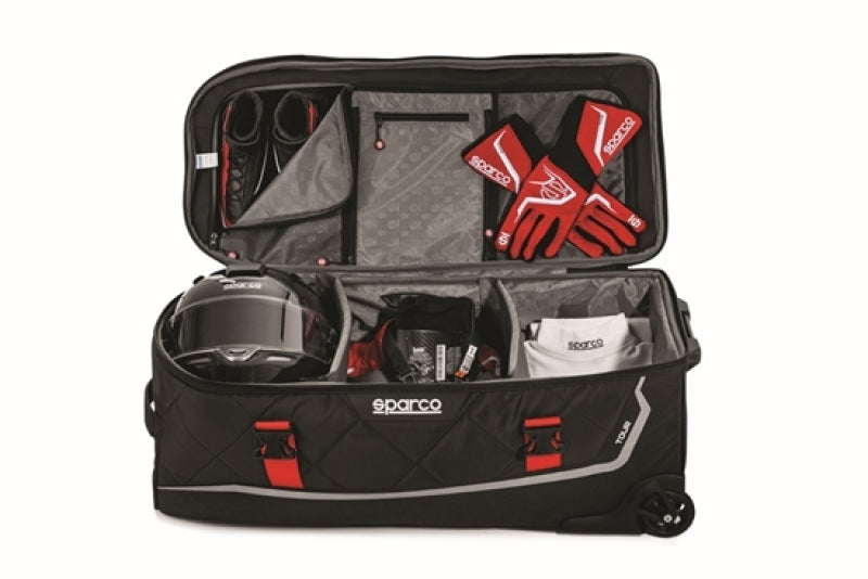 SPARCO 016437MRRS FITS:Sparco Tour Bag Martini-Racing Black/Red Apparel