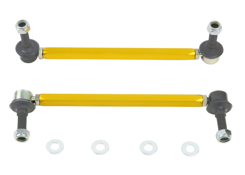 Whiteline KLC180-275 FITS: Universal Sway Bar Link Assembly Heavy Duty Adjustable Steel Ball Sway Bar Endlinks