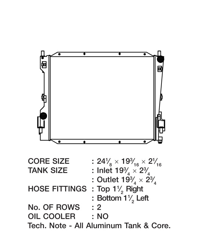 CSF 7037 FITS: 05-14 Ford Mustang Radiator Radiators