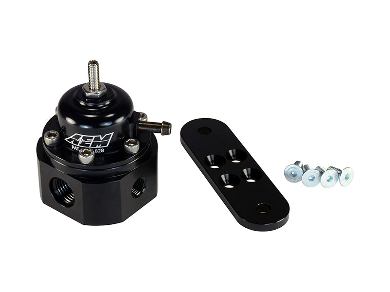AEM 25-302BK FITS: Universal Black Adjustable Fuel Pressure Regulator Fuel Pressure Regulators