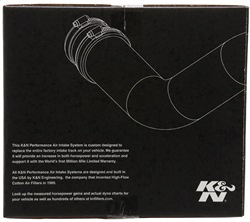 K&N Engineering 69-2003TFK FITS:K&N 06-07 BMW M5 5.0L Flat Black Typhoon Short Ram Intake Cold Air Intakes