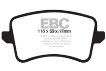 Load image into Gallery viewer, EBC DP31988C FITS: 09-11 Audi A4 2.0 Turbo Redstuff Rear Brake Pads Brake Pads Performance