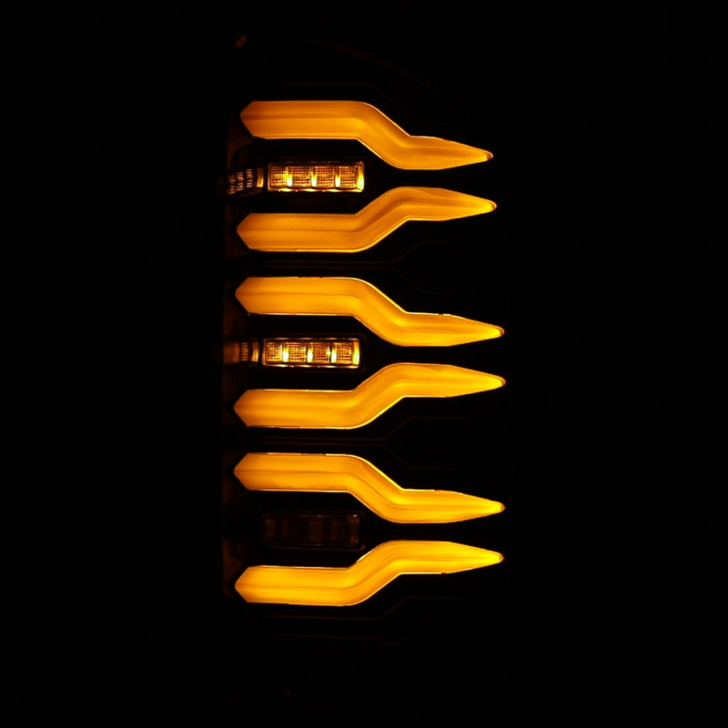 AlphaRex 641050 FITS: 07-08 Dodge Ram1500/07-09 Dodge Ram 2500+3500 Luxx-Series LED Tail Lights(Pair) Alpha Black Tail Lights