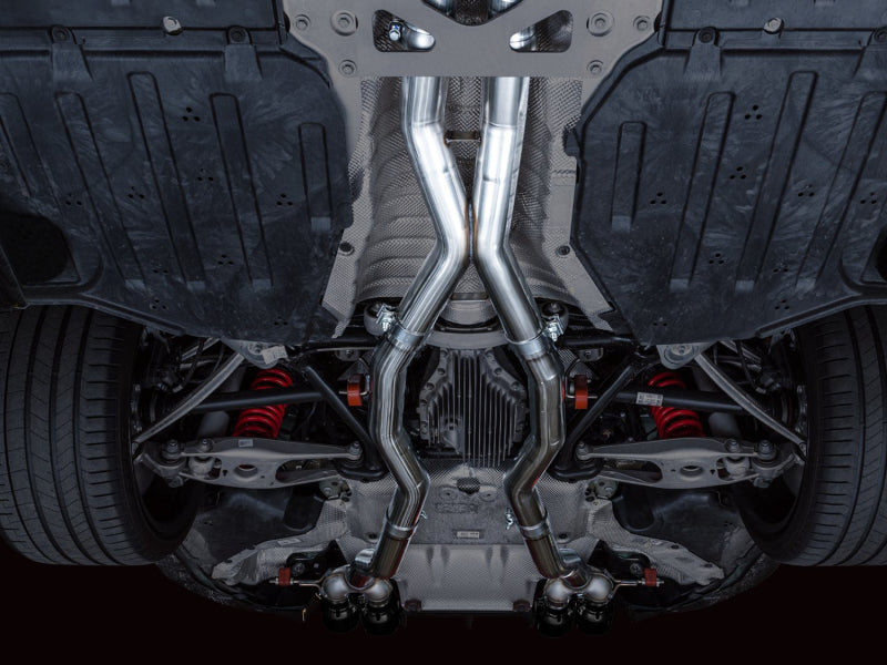 AWE Tuning 3020-42482 FITS: -AWE Track Edition Catback Exhaust for BMW G8X M3/M4 Diamond Black Tips Catback