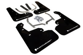 Rally Armor MF45-UR-BLK/WH FITS: 17-23 Subaru Impreza 4D/5D Black UR Mud Flap w/White Logo Mud Flaps