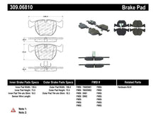 Load image into Gallery viewer, Stoptech 309.06810 FITS:StopTech Performance 00-04 BMW M5 E39 / 00-06 X5 / 03-05 Range Rover HSE Front Brake Pads Brake Pads Performance