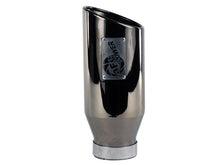 Load image into Gallery viewer, aFe 49-92018-BC FITS: MACHForce XP Exhausts Tips SS-304 EXH Tip 4In x 6Out x 15L Bolt-On (blk chrome) Catback