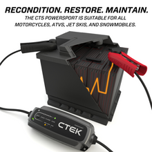 Load image into Gallery viewer, CTEK K40-339 FITS: 40-339 Battery Charger CT5 Powersport 2.3A Battery Chargers