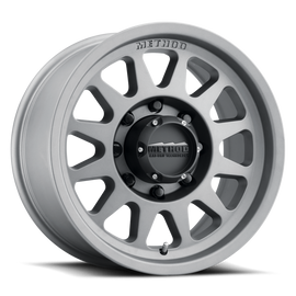 Method Wheels MR70479080818H FITS:Method MR704 HD 17x9 18mm Offset 8x6.5 130.81mm CB Titanium Wheel Wheels Cast