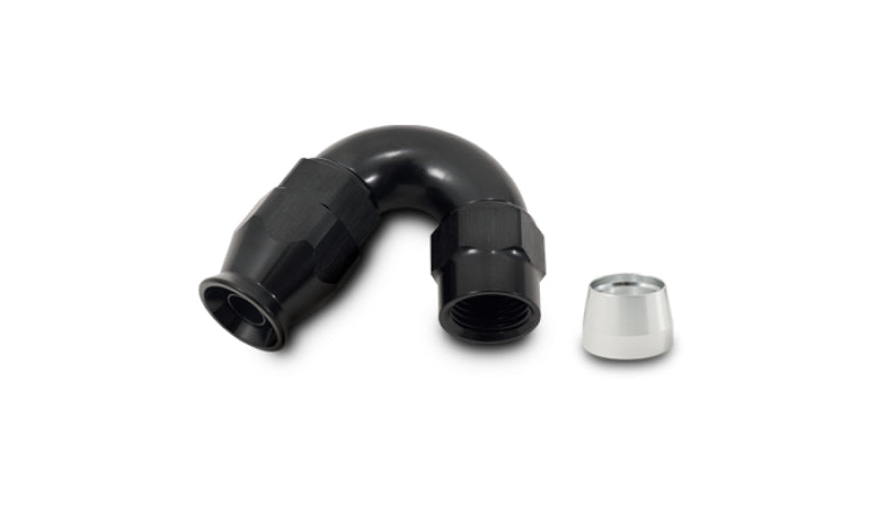 Vibrant 28512 FITS: 150 Degree High Flow Hose End Fitting for PTFE Lined Hose -12AN Hoses