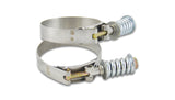 Vibrant 27835 FITS: SS T-Bolt Clamps Pack of 2 Size Range: 3.78in to 4.08in OD For use w/ 3.5in ID Couplings Clamps