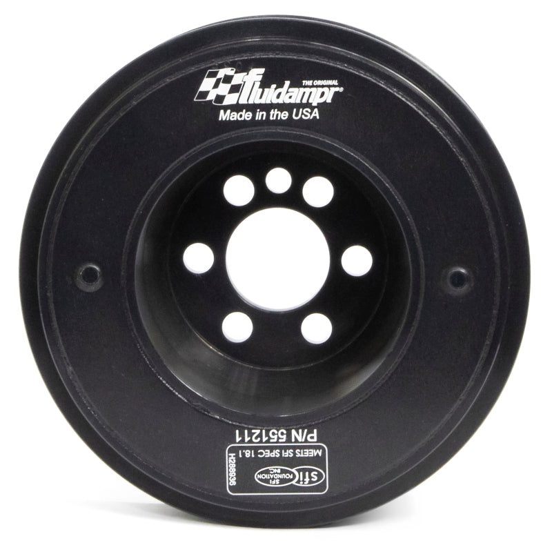 Fluidampr 551211 FITS: VW 06-08 2L FSI Motor (6 bolt hole mounting) Steel Internally Balanced Damper Crankshaft Dampers