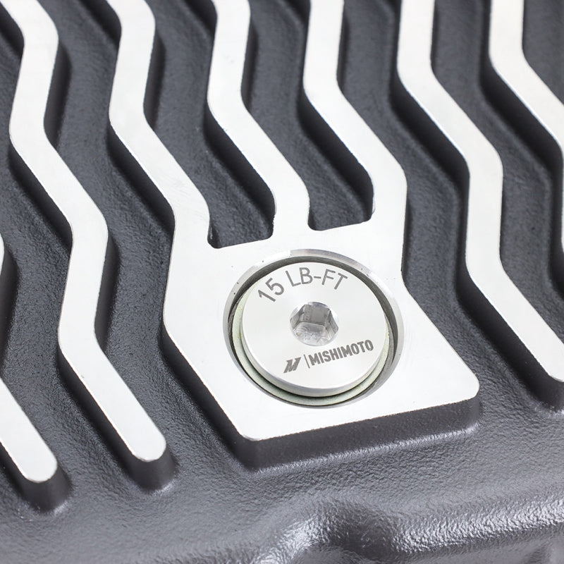 Mishimoto MMTP-F2D-89 FITS: Transmission Pans FITS: 89-10 Powerstroke E4OD 4R100 5R110 Trans Pan Cast GR Transmission Pans