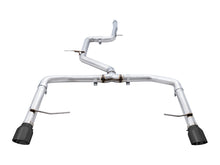 Load image into Gallery viewer, AWE Tuning 3020-23036 FITS: 18-21 Volkswagen Jetta GLI Mk7 Track Edition Exhaust Diamond Black Tips (Fits OEM DP) Catback