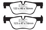 EBC UD1613 FITS: 14+ BMW 228 Coupe 2.0 Turbo ATE calipers Ultimax2 Rear Brake Pads Brake Pads OE