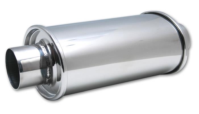 Vibrant 1140 FITS: ULTRA QUIET Resonator 2.25in inlet / outlet x 14in overall length Resonators