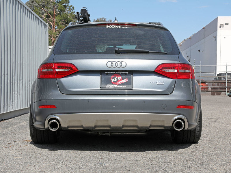 aFe 49-36437-P FITS:afe MACH Force-Xp 13-16 Audi Allroad L4 SS Axle-Back Exhaust w/ Polished Tips Axle Back