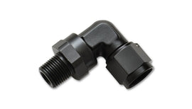 Vibrant 11385 FITS: -6AN to 3/8in NPT Female Swivel 90 Degree Adapter Fitting Fittings
