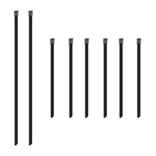 Load image into Gallery viewer, Mishimoto MMTW-TIES FITS: Exhaust Wrap FITS: Set of Six 6in &amp; Two 14in Stainless Steel Locking Ties Exhaust Wrap