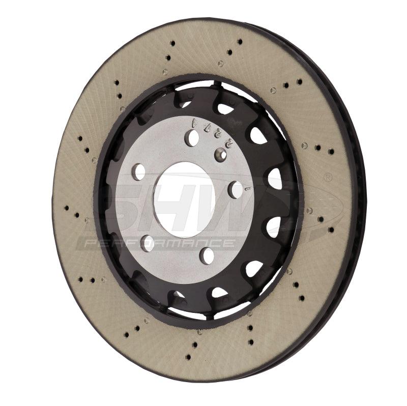 SHW Performance ARX49211 FITS:SHW 18-20 Audi RS5 2.9L (Excl Ceramic Brakes) Rear Smooth Lightweight Brake Rotor (8W0615601G) Brake Rotors OE