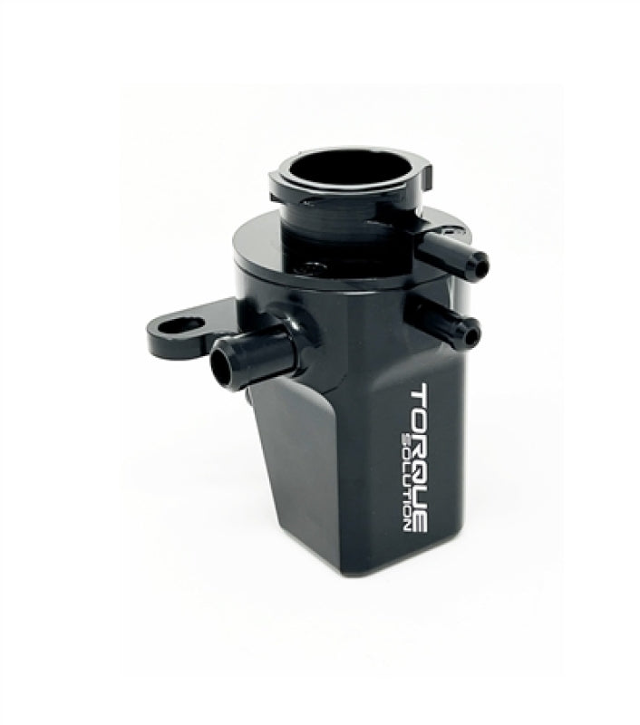 Torque Solution TS-SU-679BK FITS: Coolant Expansion Tank: Subaru WRX 02-07 / STI 04-22 / Forester XT 04-08 Black Coolant Reservoirs