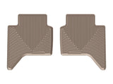 WeatherTech 19-25 Ford Ranger 2nd Row Rear All-Weather Floor Mats - Black
