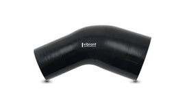 Vibrant 19757 FITS: 2.00in ID x 2.50in ID Gloss Black Silicone 45 Degree Transition Elbow Silicone Couplers & Hoses