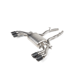 Akrapovic S-BM/T/10H FITS: 19-20 BMW X3 M/X4 M (F97/F98) w/OPF/GPF Slip-On Line (Titanium) (Req. Tips) Muffler