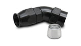 Vibrant 28410 FITS: -10AN 45 Degree Hose End Fitting for PTFE Lined Hose Fittings