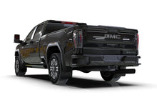 Load image into Gallery viewer, Rally Armor MF131-BLK-MBK FITS: 20-26 GMC Sierra 2500/3500 HD Denali Black Mud Flap w/Metallic Black Logo Mud Flaps