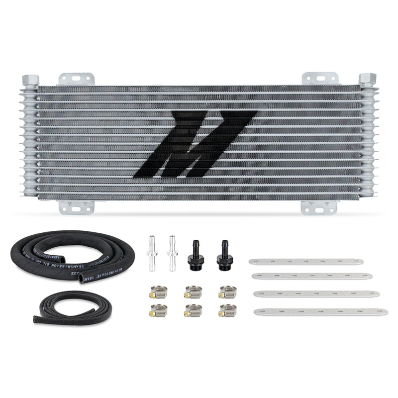 Mishimoto MMTC-SP-13SL FITS: 13-Row Stacked Plate Transmission Cooler Silver Transmission Coolers
